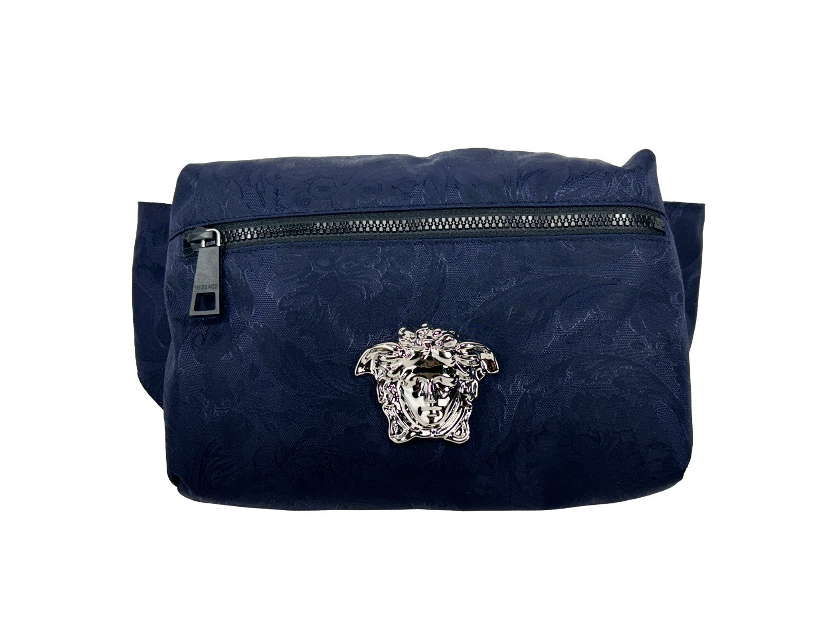 Versace Medusa Navy Nylon Belt Bag Waist Fanny Pack Purse Versace Xosier