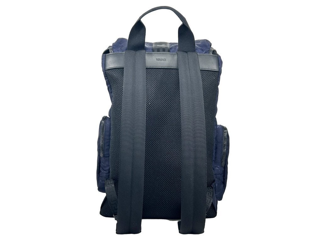 Versace Medusa Nylon Buckle Drawstring Backpack Bag Versace Xosier