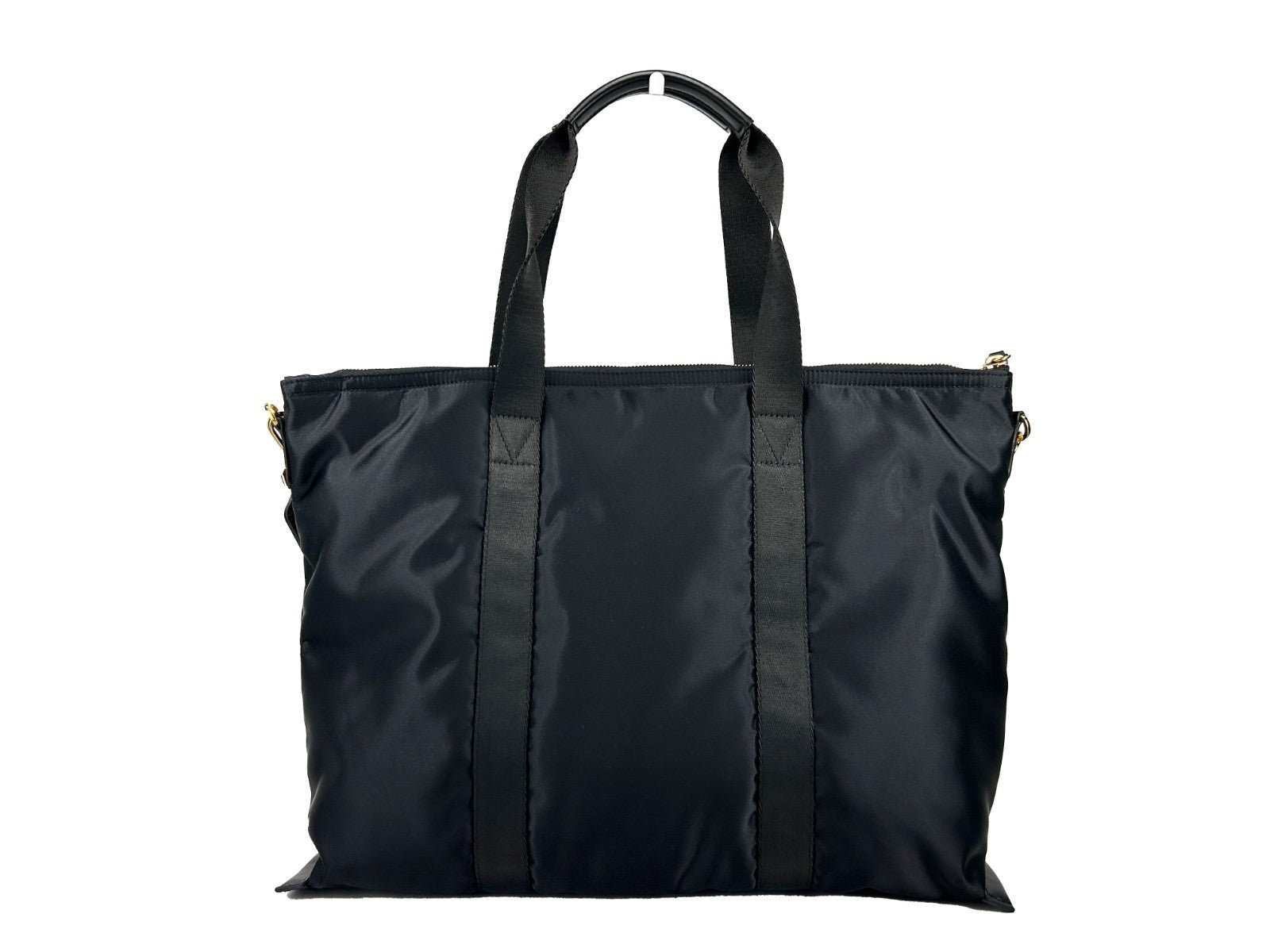 Versace Black Nylon Fabric La Medusa Shoulder Tote Bag Versace Xosier