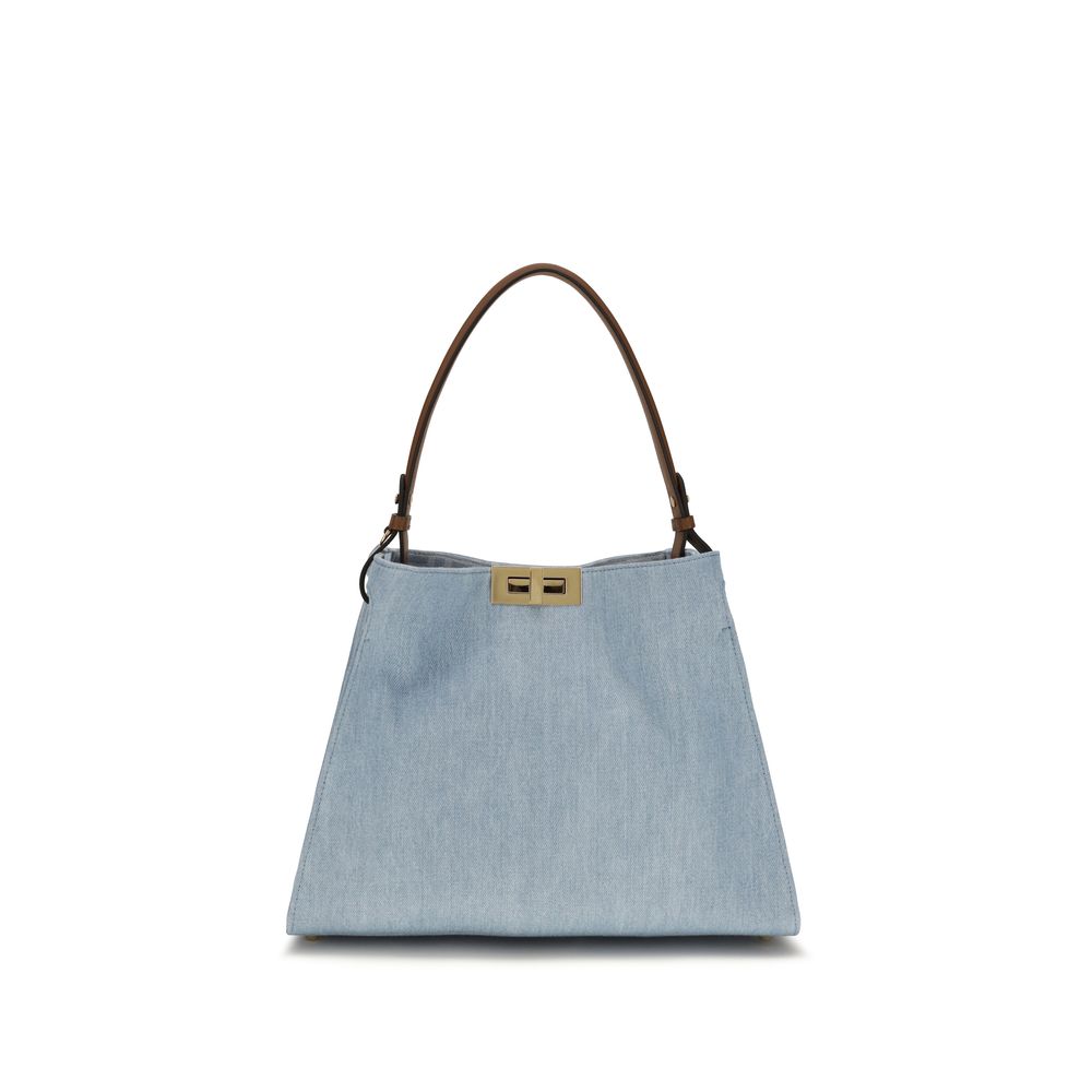 Fendi Blue Cotton Handbag Fendi Xosier