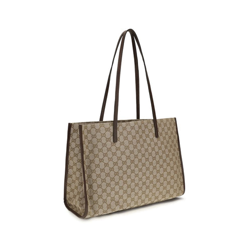 Beige Polyester Shoulder Bag