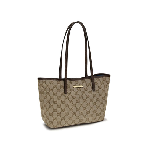Beige Polyester Shoulder Bag