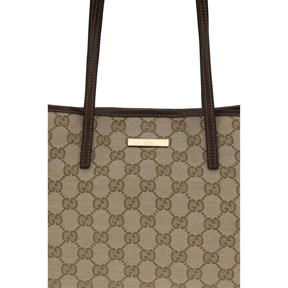 Beige Polyester Shoulder Bag