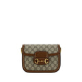 Brown Polyethylene Shoulder Bag