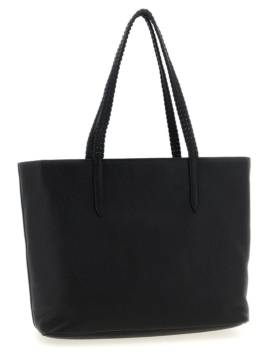 Valentino Garavani Black Calfskin Tote Bag Valentino Garavani Xosier