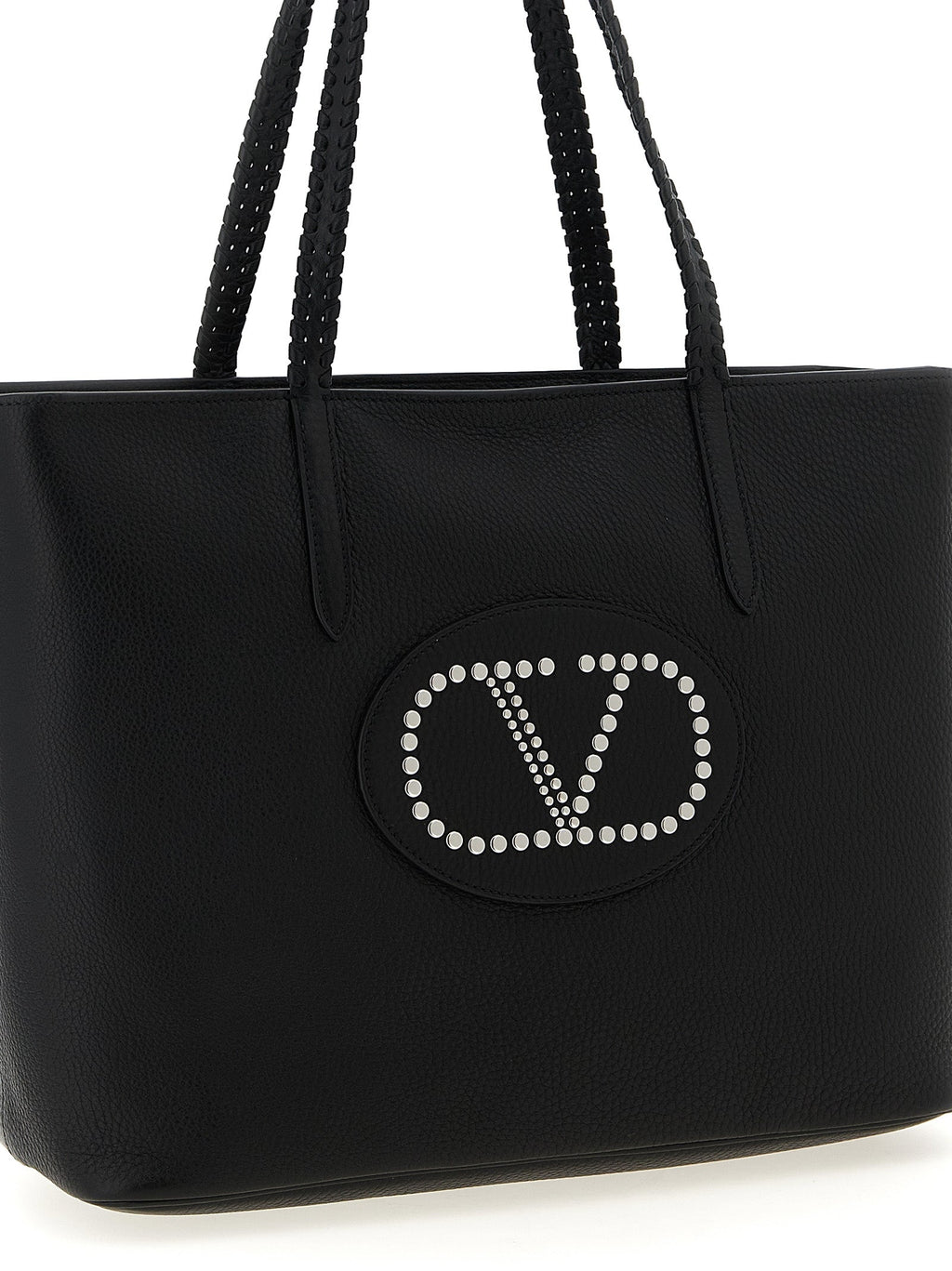 Valentino Garavani Black Calfskin Tote Bag Valentino Garavani Xosier