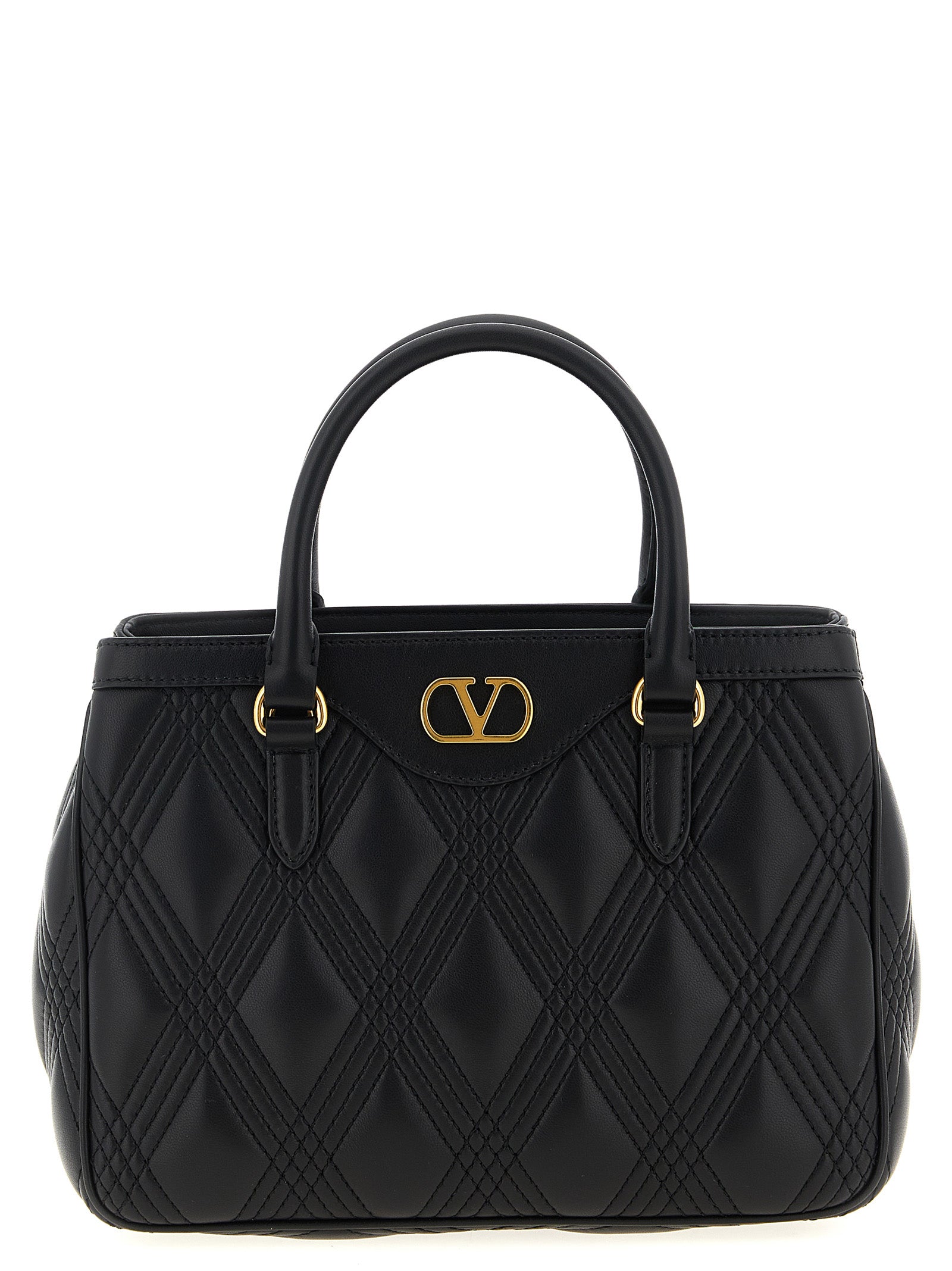 Valentino Garavani Black Lamb Leather Handbag Valentino Garavani Xosier