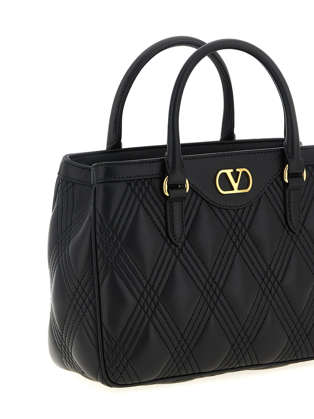 Valentino Garavani Black Lamb Leather Handbag Valentino Garavani Xosier
