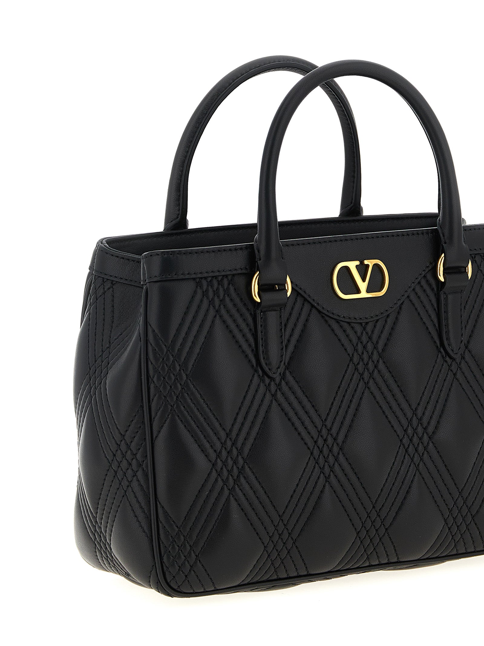 Valentino Garavani Black Lamb Leather Handbag Valentino Garavani Xosier
