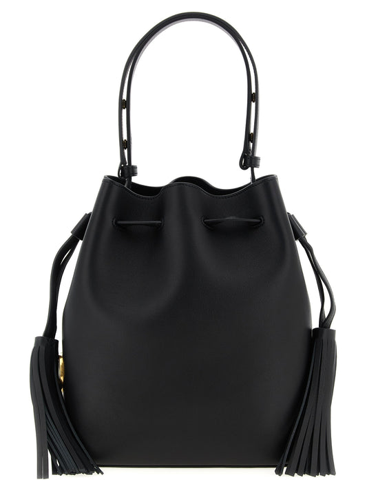 Valentino Garavani Black Calfskin Shoulder Bag Valentino Garavani Xosier
