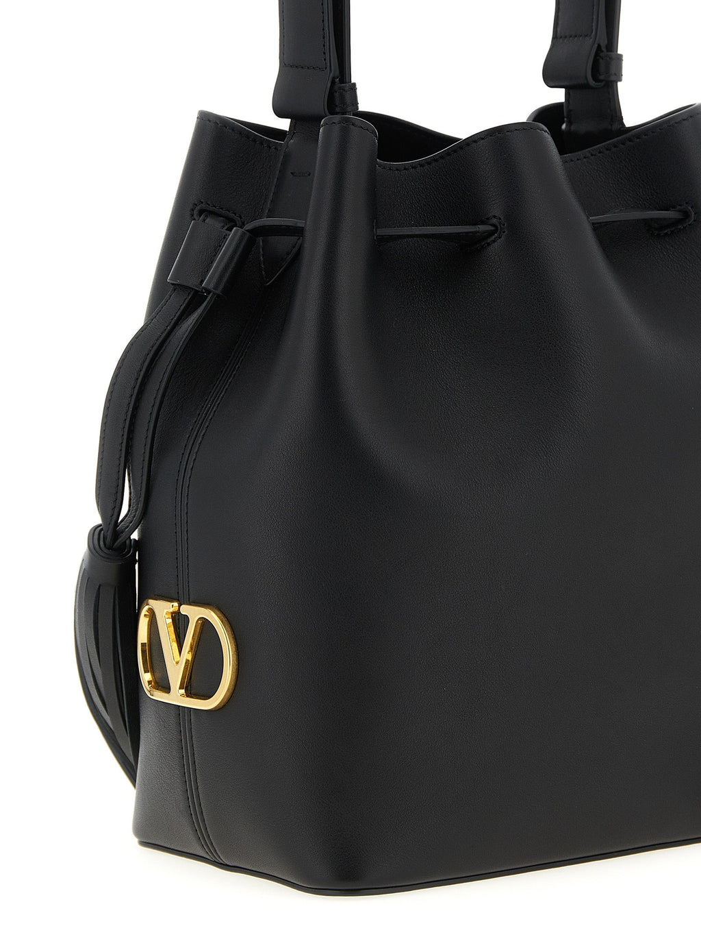 Valentino Garavani Black Calfskin Shoulder Bag Valentino Garavani Xosier