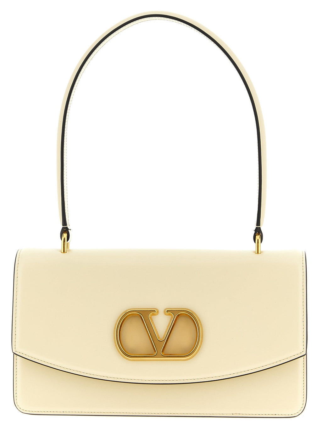 Valentino Garavani White Calfskin Shoulder Bag Valentino Garavani Xosier