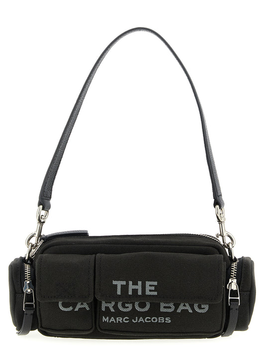 Black Cotton Shoulder Bag