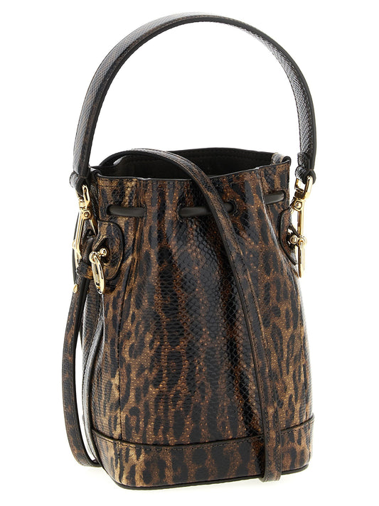 Fendi Brown Velvet Leather Handbag Fendi Xosier