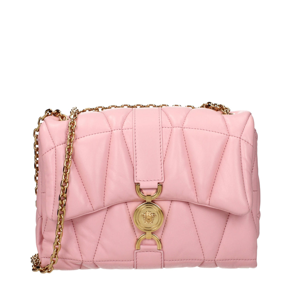 Versace Pink Leather Shoulder Bag Versace Xosier
