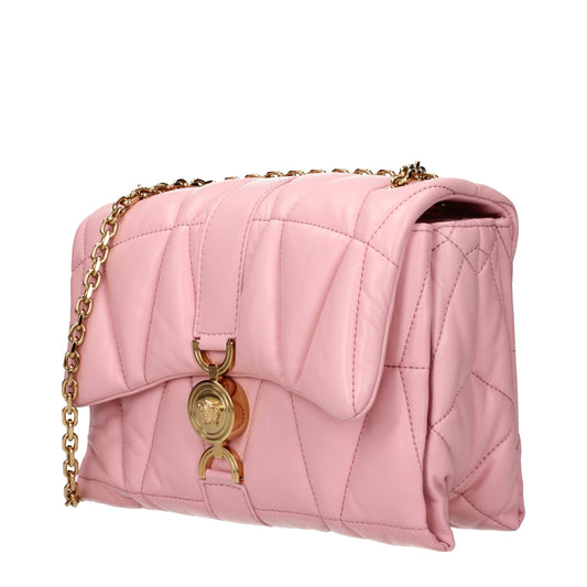 Versace Pink Leather Shoulder Bag Versace Xosier