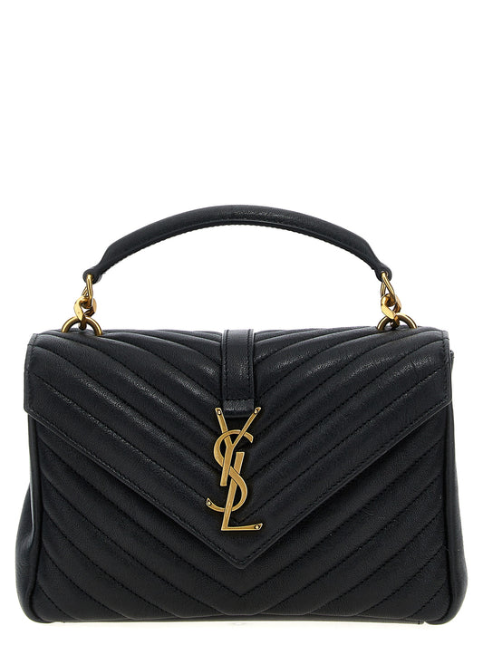 Black Calfskin Crossbody Bag
