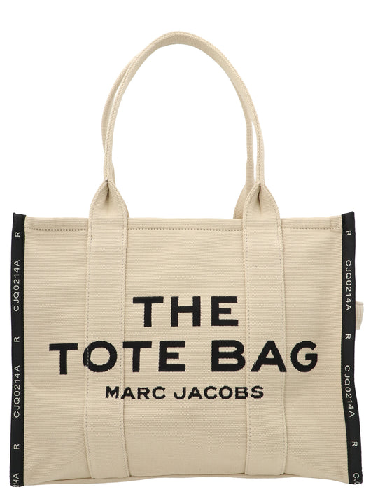 Beige Cotton Tote Bag
