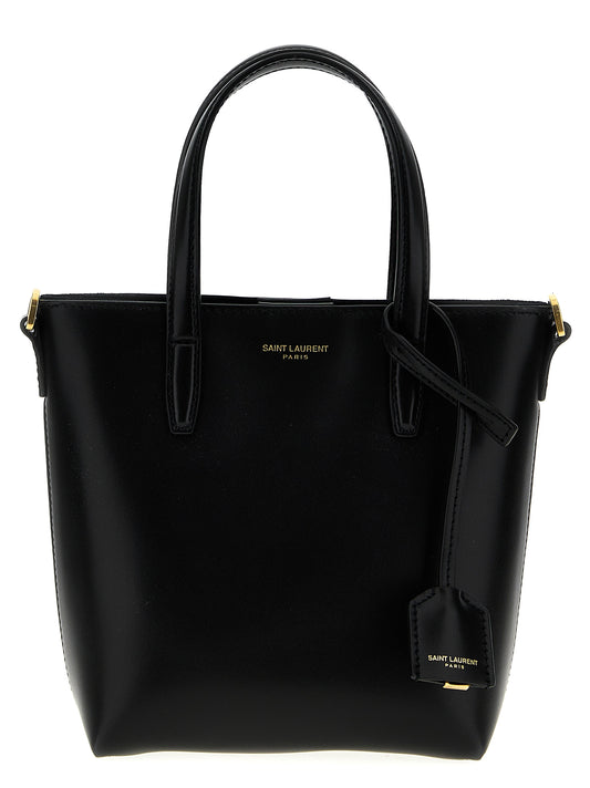 Black Calfskin Tote Bag