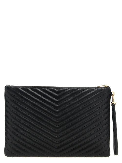 Black Calfskin Clutch Bag