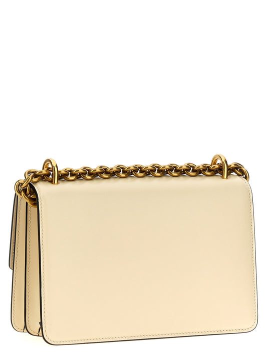 Valentino Garavani White Calfskin Shoulder Bag Valentino Garavani Xosier