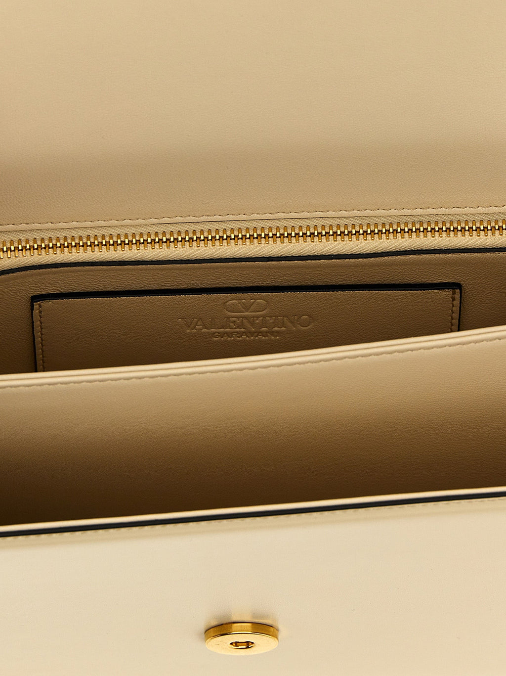 Valentino Garavani White Calfskin Shoulder Bag Valentino Garavani Xosier