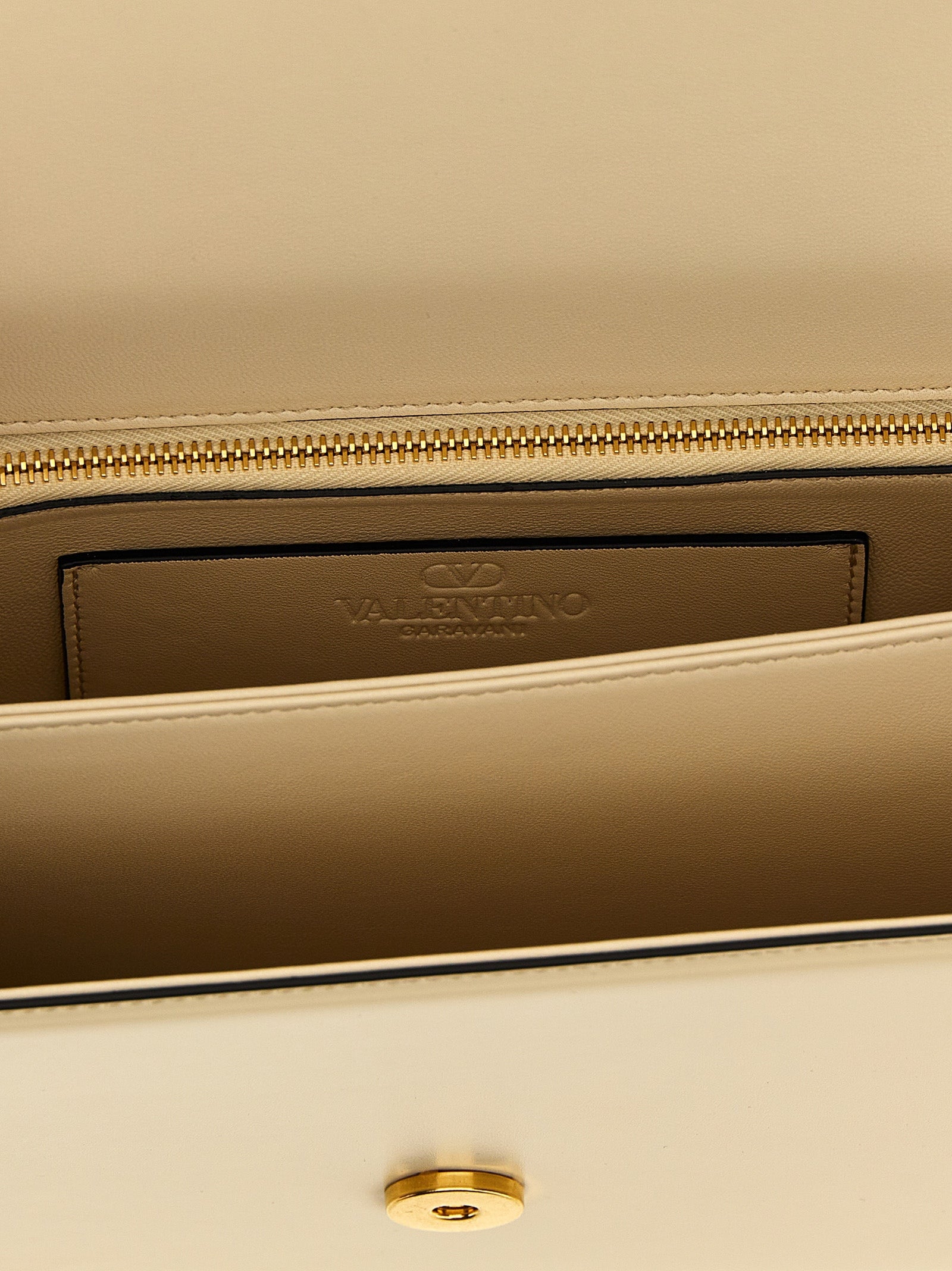 Valentino Garavani White Calfskin Shoulder Bag Valentino Garavani Xosier