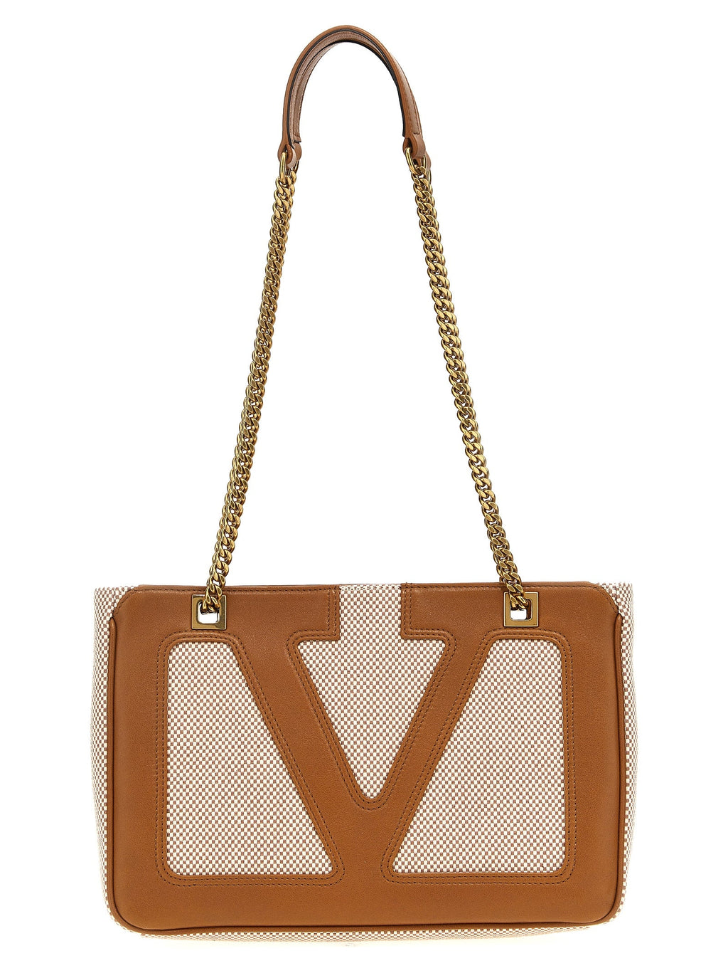 Valentino Garavani Beige Cotton Tote Bag Valentino Garavani Xosier