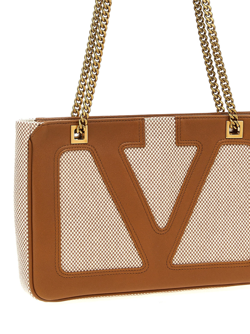 Valentino Garavani Beige Cotton Tote Bag Valentino Garavani Xosier