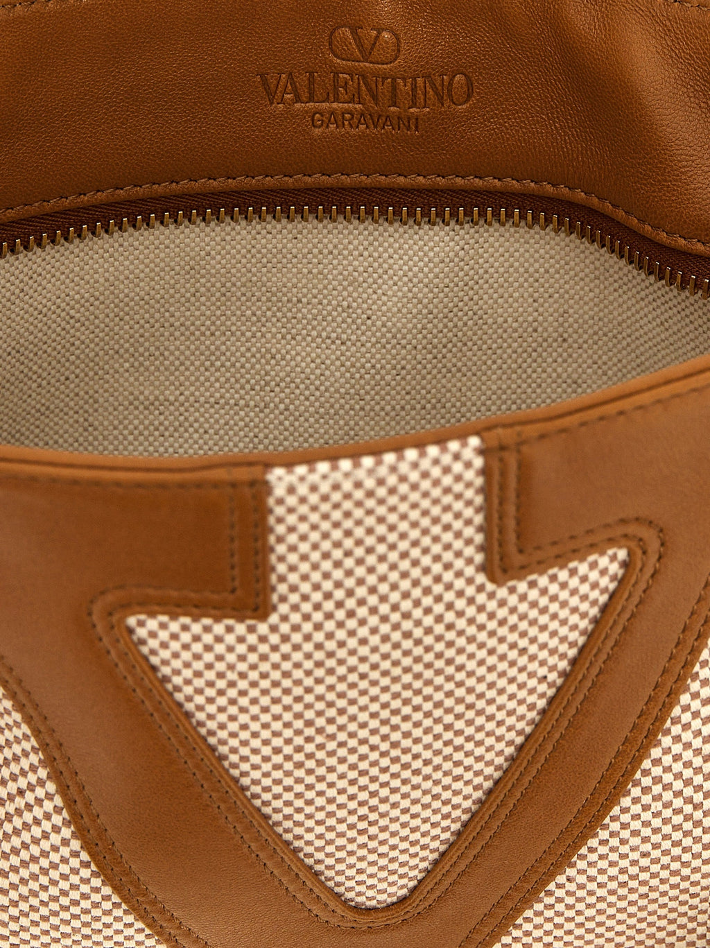 Valentino Garavani Beige Cotton Tote Bag Valentino Garavani Xosier