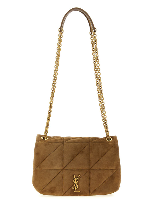 Sac bandoulière en veau beige