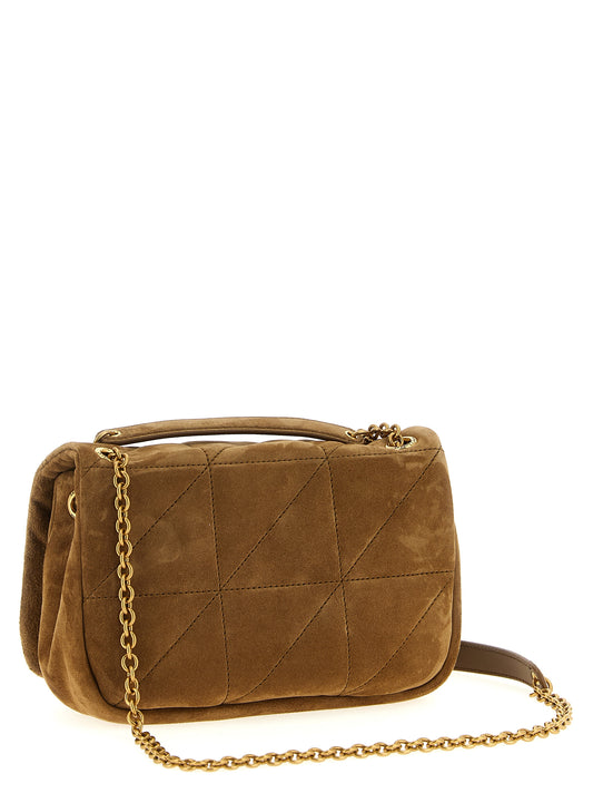 Sac bandoulière en veau beige
