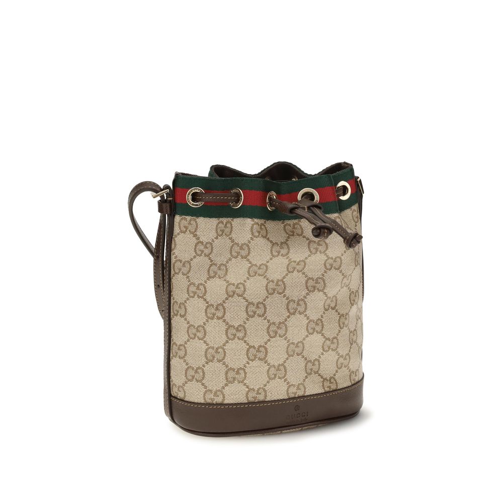 Beige Fabric Handbag