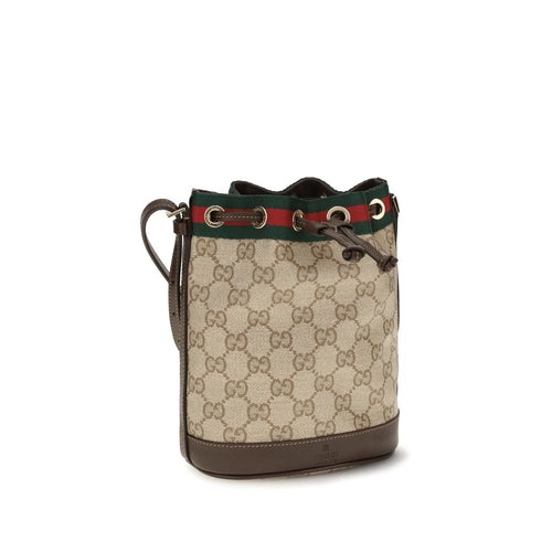 Beige Fabric Handbag