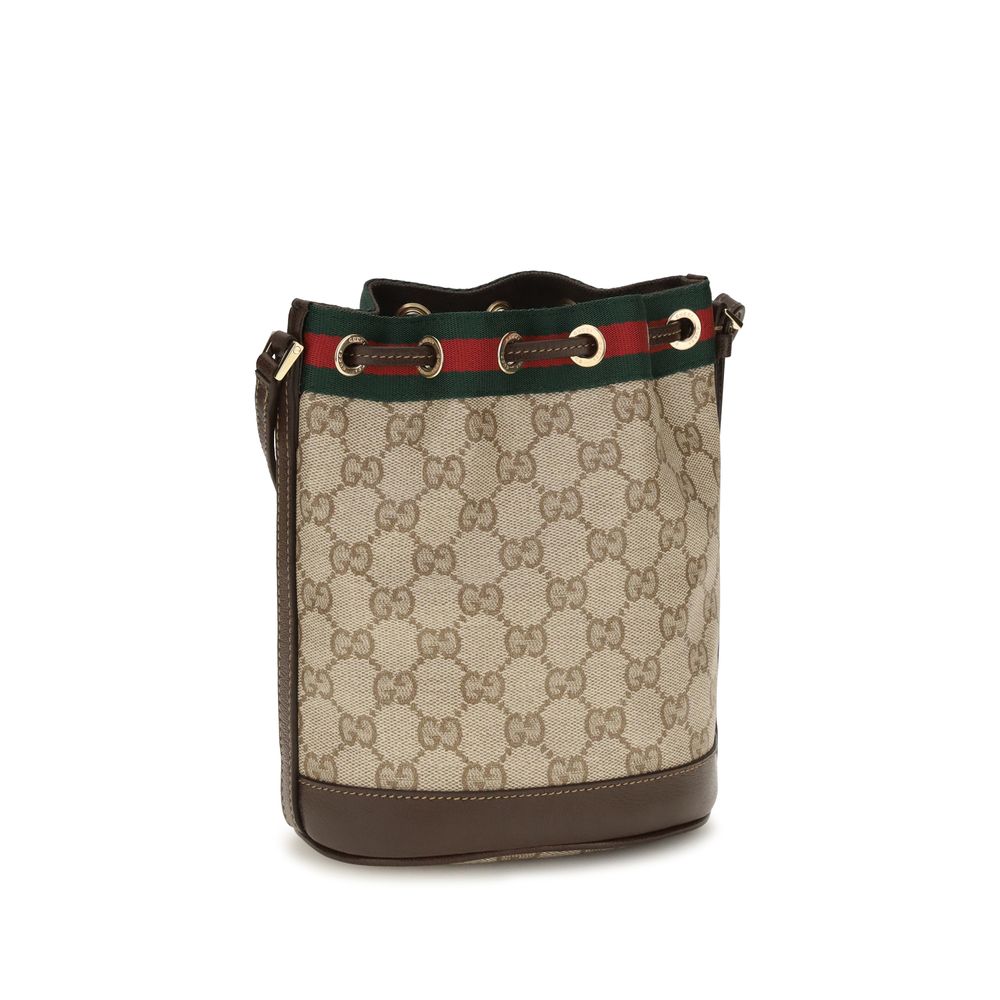 Beige Fabric Handbag