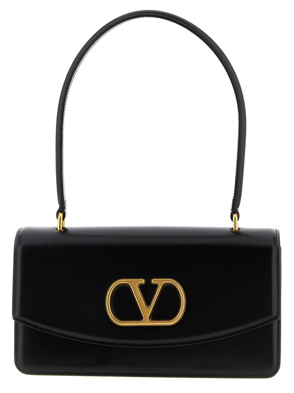 Valentino Garavani Black Calfskin Shoulder Bag Valentino Garavani Xosier