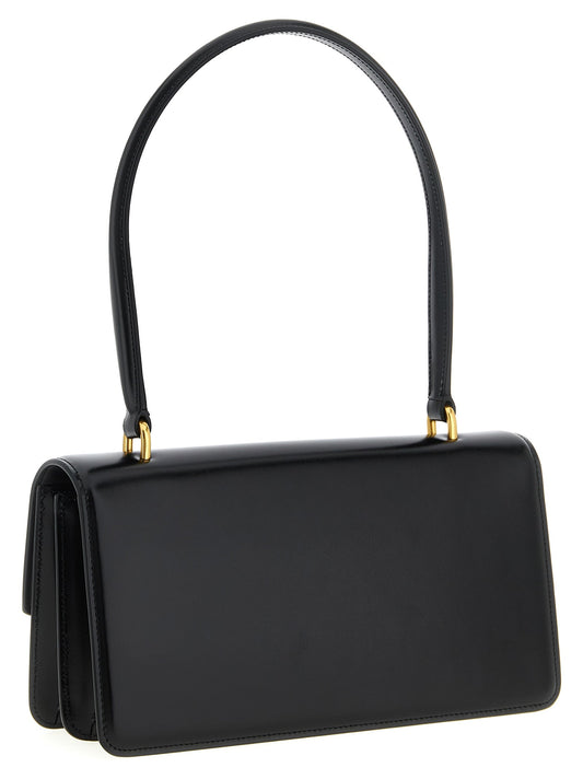 Valentino Garavani Black Calfskin Shoulder Bag Valentino Garavani Xosier