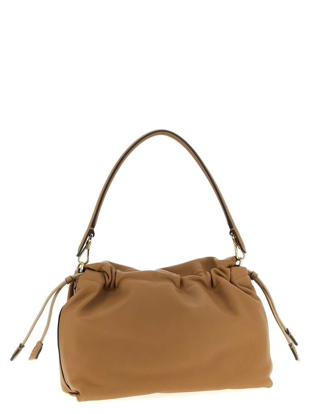 Fendi Beige Lamb Leather Shoulder Bag Fendi Xosier
