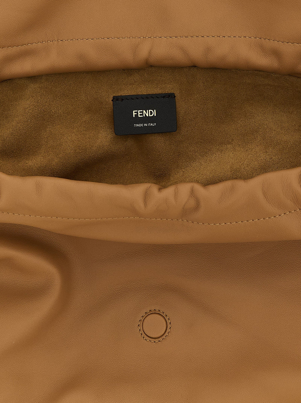Fendi Beige Lamb Leather Shoulder Bag Fendi Xosier