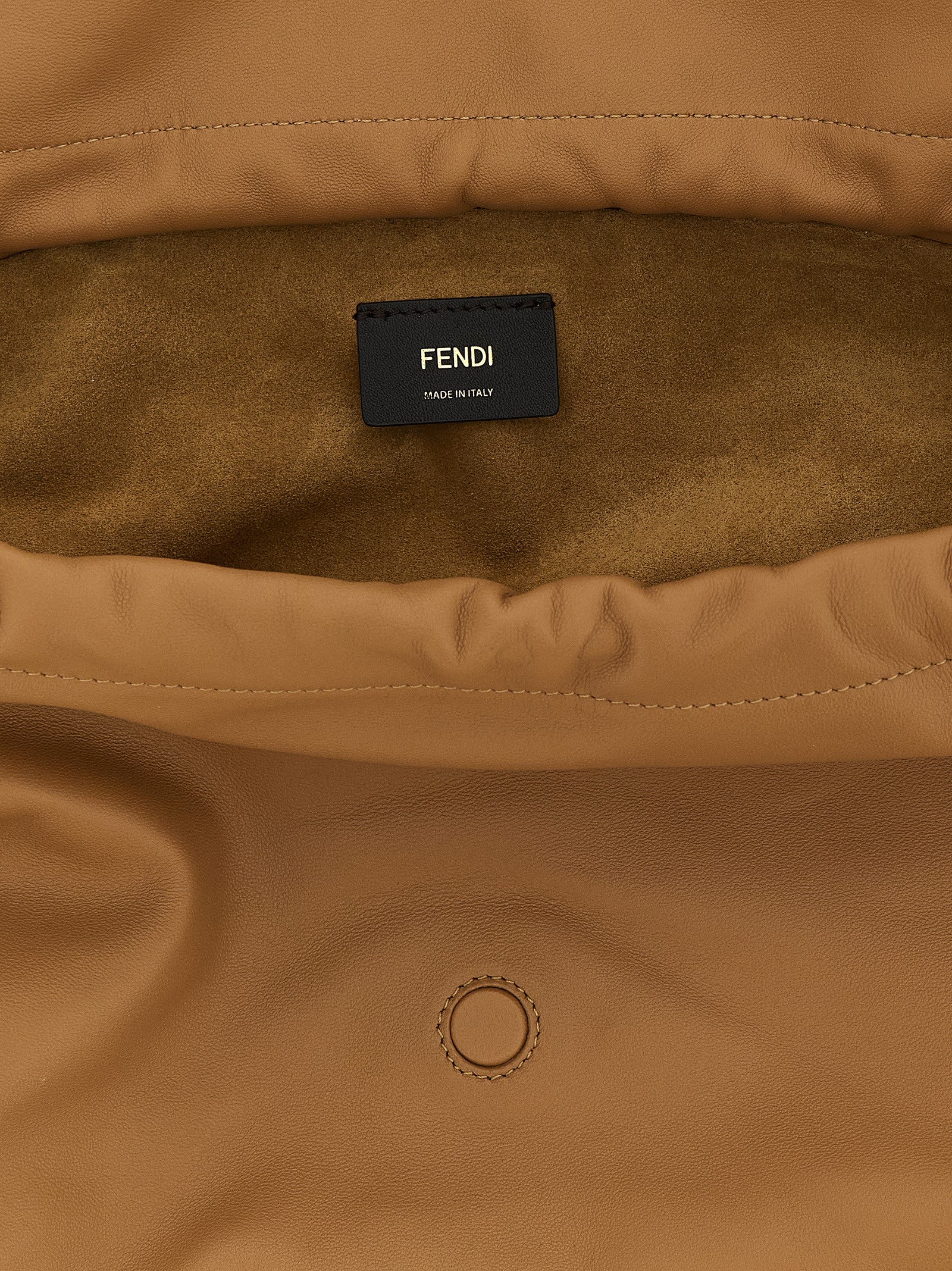 Fendi Beige Lamb Leather Shoulder Bag Fendi Xosier
