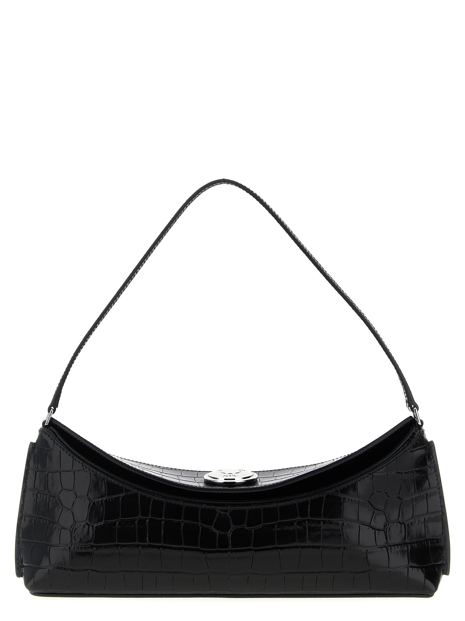Jacquemus Black Calfskin Shoulder Bag Jacquemus Xosier