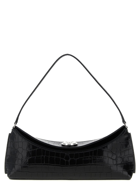 Jacquemus Black Calfskin Shoulder Bag Jacquemus Xosier