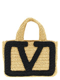 Valentino Garavani Black Viscose Tote Bag Valentino Garavani Xosier