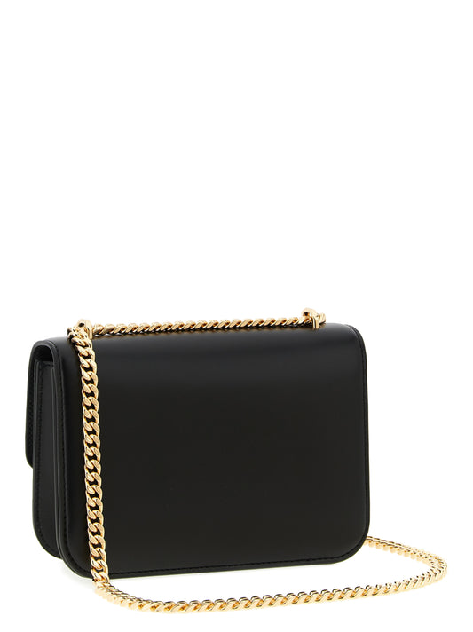 Black Calfskin Crossbody Bag