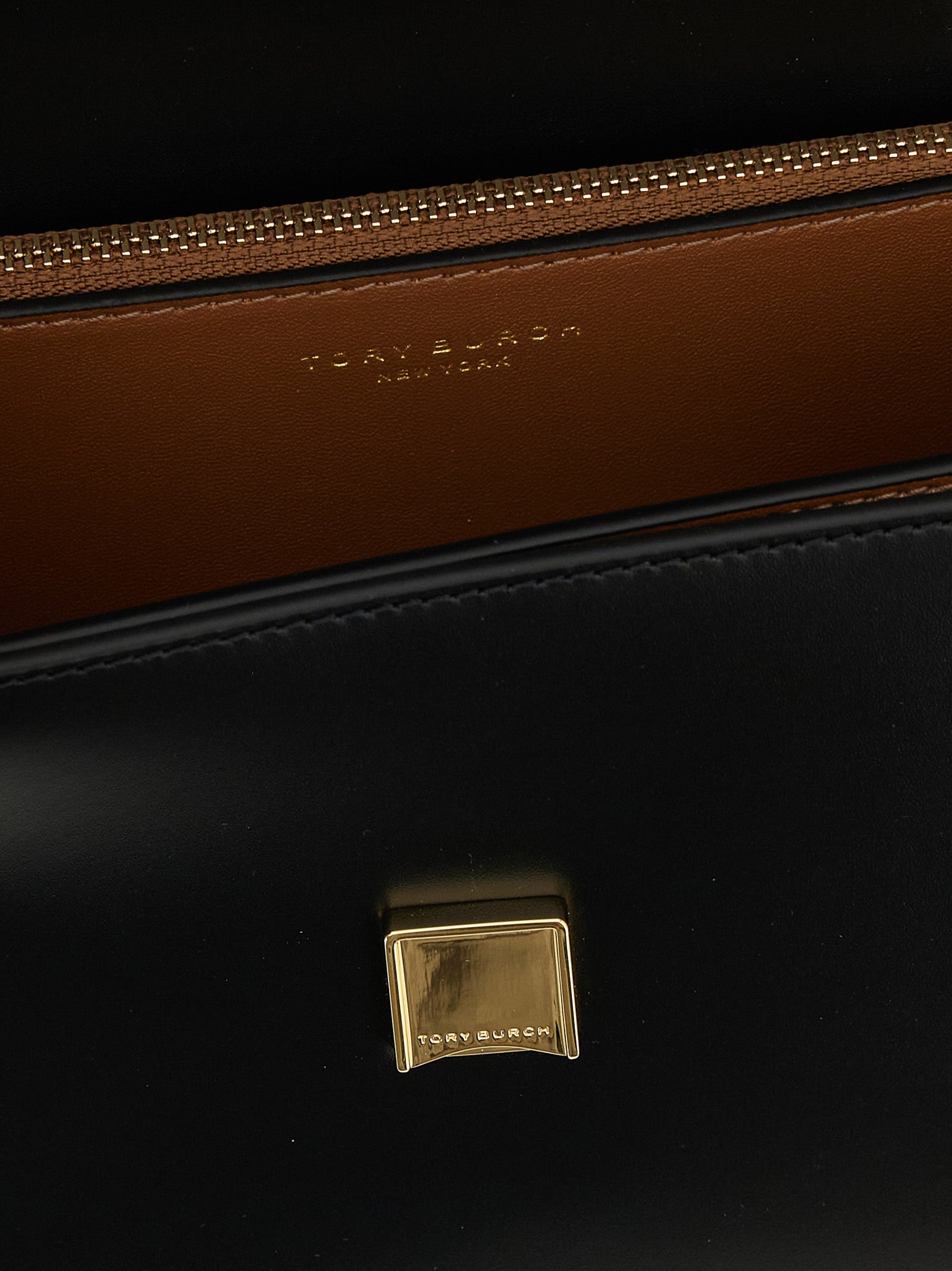 Black Calfskin Crossbody Bag
