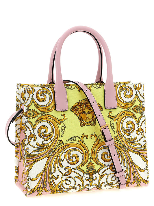 Versace Multicolor Cotton Tote Bag Versace Xosier