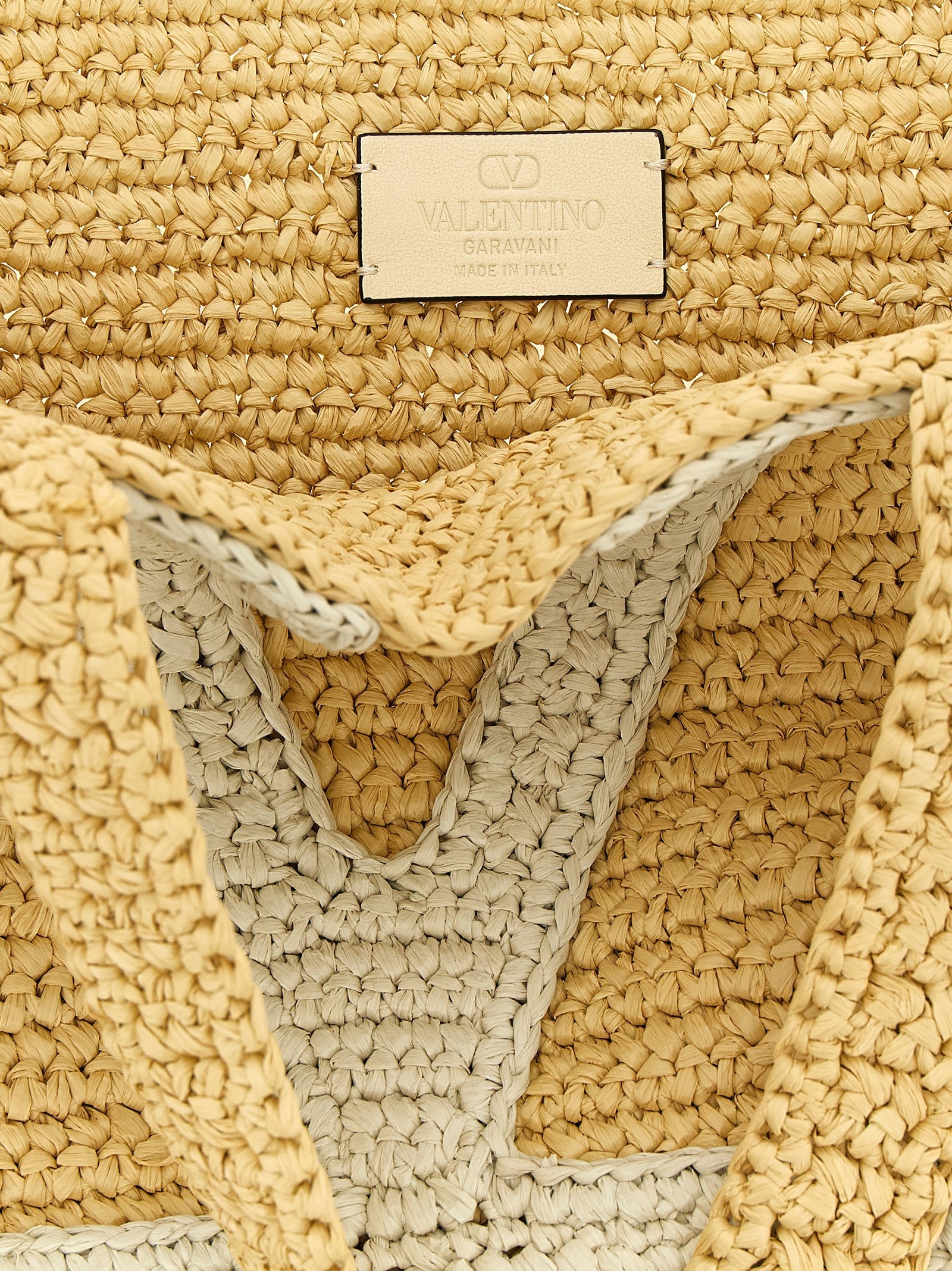 Valentino Garavani White Viscose Tote Bag Valentino Garavani Xosier