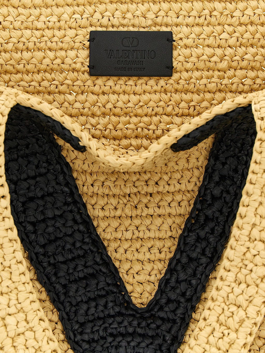 Valentino Garavani Black Viscose Tote Bag Valentino Garavani Xosier