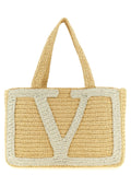 Valentino Garavani White Viscose Tote Bag Valentino Garavani Xosier