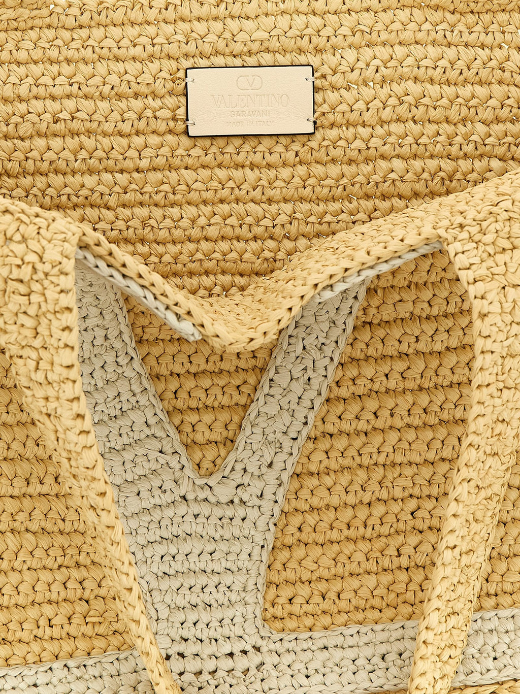 Valentino Garavani White Viscose Tote Bag Valentino Garavani Xosier